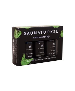 Bastudoft 3-pack Sisu, pepparmint, salmiak 