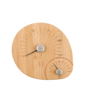 Termometer/hygrometer i bambu